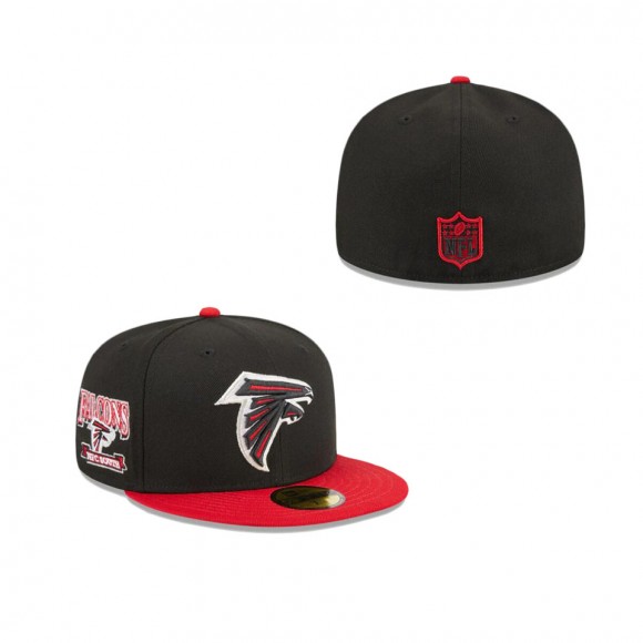 Atlanta Falcons Throwback Hidden Fitted Hat