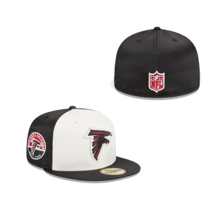 Atlanta Falcons Throwback Satin Fitted Hat