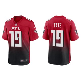 Men's Atlanta Falcons Auden Tate Red Game Jersey