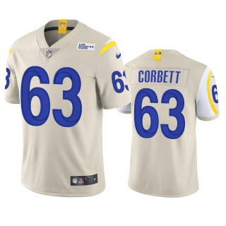 Austin Corbett Los Angeles Rams Bone Vapor Limited Jersey