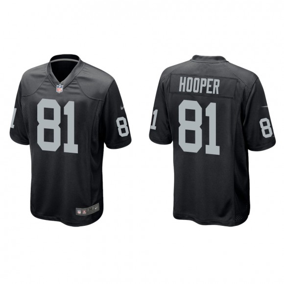 Austin Hooper Las Vegas Raiders Black Game Jersey