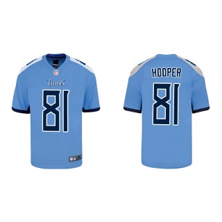 Austin Hooper Youth Tennessee Titans Light Blue Game Jersey