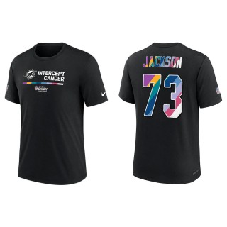 Austin Jackson Miami Dolphins Black 2022 NFL Crucial Catch Performance T-Shirt