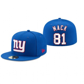 New York Giants Austin Mack Royal Omaha 59FIFTY Fitted Hat