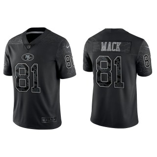 Austin Mack San Francisco 49ers Black Reflective Limited Jersey