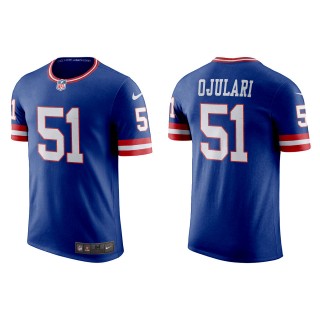 Azeez Ojulari New York Giants Royal Classic Game T-Shirt