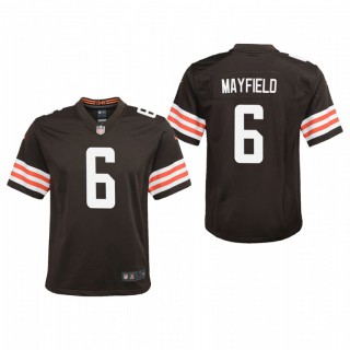 Youth Cleveland Browns Baker Mayfield Game Jersey - Brown