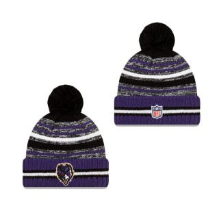 Baltimore Ravens Cold Weather Home JR Sport Knit Hat