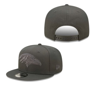 Men's Baltimore Ravens Graphite Color Pack 9FIFTY Snapback Hat