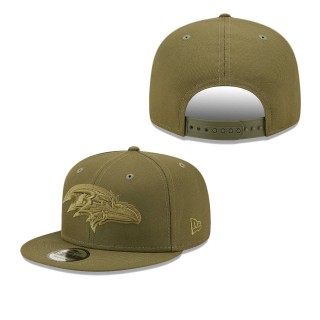 Men's Baltimore Ravens Olive Color Pack 9FIFTY Snapback Hat