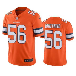 Color Rush Limited Denver Broncos Baron Browning Orange Jersey