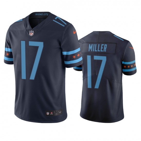 Chicago Bears Anthony Miller Navy City Edition Vapor Limited Jersey