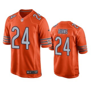 Chicago Bears Artie Burns Orange Alternate Game Jersey
