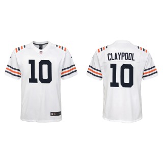 Youth Chicago Bears Chase Claypool White Classic Game Jersey