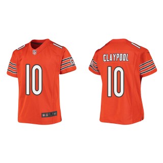 Youth Chicago Bears Chase Claypool Orange Game Jersey