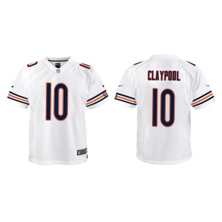 Youth Chicago Bears Chase Claypool White Game Jersey