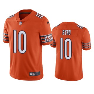 Chicago Bears Damiere Byrd Orange Vapor Limited Jersey