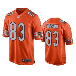 Chicago Bears Dazz Newsome Orange Alternate Game Jersey