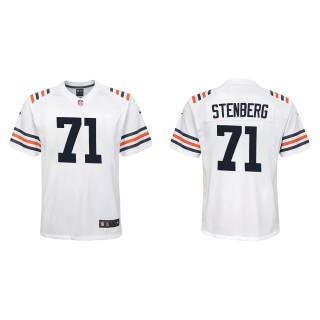 Youth Logan Stenberg Bears White Classic Game Jersey