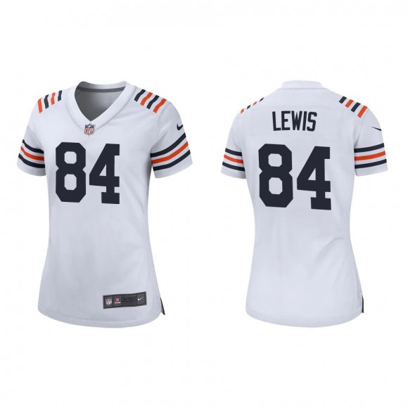 Women Marcedes Lewis Bears White Classic Game Jersey