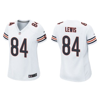 Women Marcedes Lewis Bears White Game Jersey