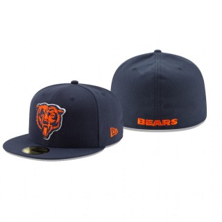 Chicago Bears Navy Omaha 59FIFTY Hat