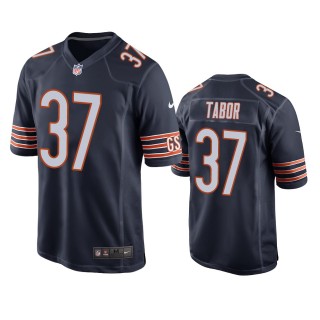Chicago Bears Teez Tabor Navy Game Jersey