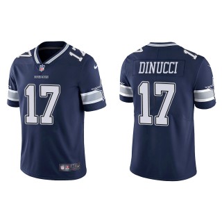 Men's Dallas Cowboys Ben DiNucci Navy Vapor Limited Jersey