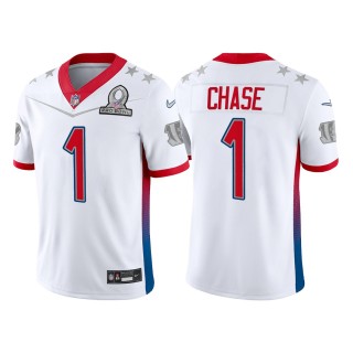 Ja'Marr Chase Bengals 2022 AFC Pro Bowl Game Jersey White