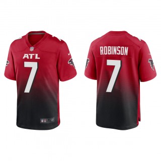 Bijan Robinson Red 2023 NFL Draft Jersey