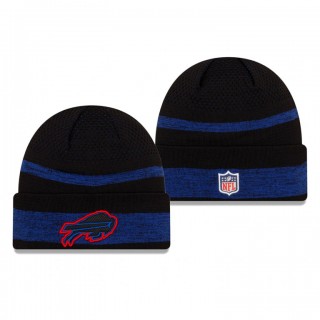 Buffalo Bills Black 2021 NFL Sideline Tech Cuffed Knit Hat