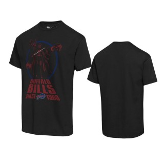 Buffalo Bills Black Disney Star Wars Empire Title Crawl T-Shirt