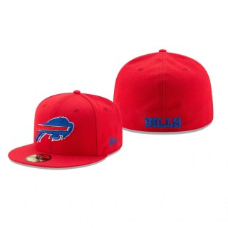 Buffalo Bills Red Omaha 59FIFTY Hat