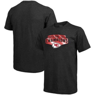 Chiefs Black Super Bowl LVIII Champions Tri-Blend T-Shirts