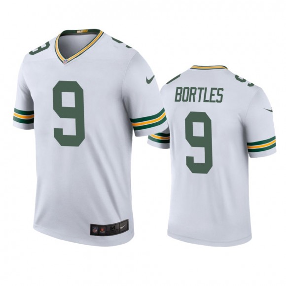Green Bay Packers Blake Bortles White Color Rush Legend Jersey