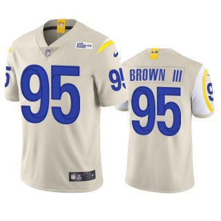 Bobby Brown III Los Angeles Rams Bone Vapor Limited Jersey