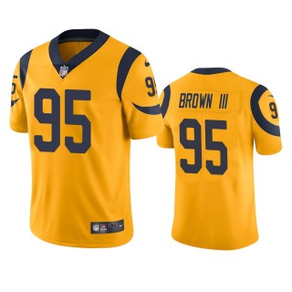 Color Rush Limited Los Angeles Rams Bobby Brown III Gold Jersey