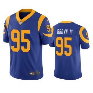 Los Angeles Rams Bobby Brown III Royal Vapor Limited Jersey
