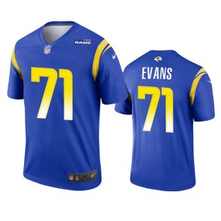 Los Angeles Rams Bobby Evans Royal Legend Jersey - Men's