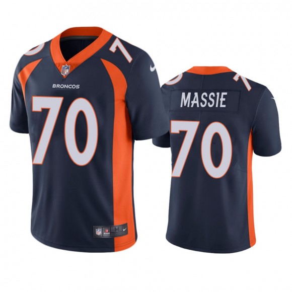 Bobby Massie Denver Broncos Navy Vapor Limited Jersey