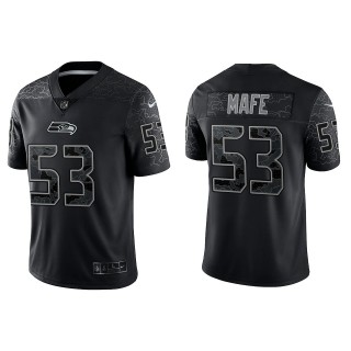 Boye Mafe Seattle Seahawks Black Reflective Limited Jersey