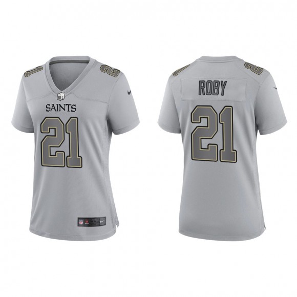 Bradley Roby Women's New Orleans Saints Gray Atmosphere Fashion Game Jersey