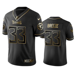 Brady Breeze Titans Black Golden Edition Vapor Limited Jersey