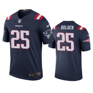 New England Patriots Brandon Bolden Navy Color Rush Legend Jersey