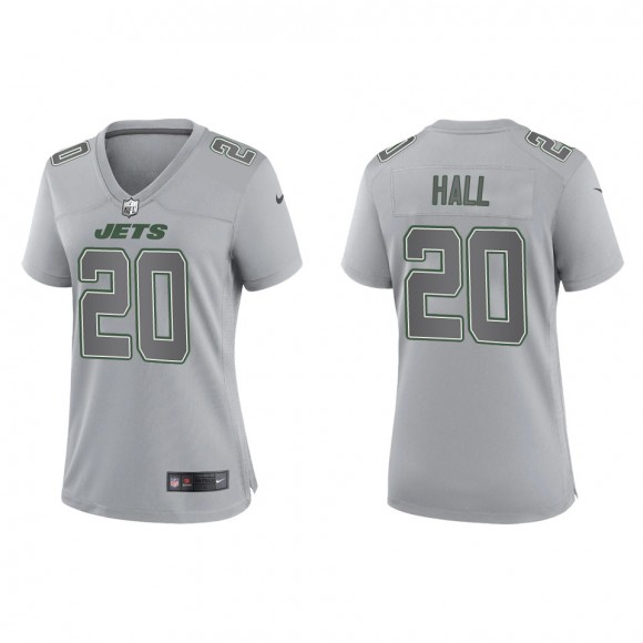 Breece Hall Women's New York Jets Gray Atmosphere Fashion Game Jersey