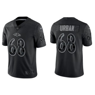 Brent Urban Baltimore Ravens Black Reflective Limited Jersey