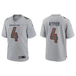 Brett Rypien Men's Denver Broncos Gray Atmosphere Fashion Game Jersey