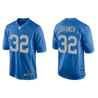 Brian Branch Blue 2023 NFL Draft Throwback Game Jersey