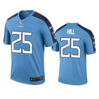 Tennessee Titans Brian Hill Light Blue Color Rush Legend Jersey