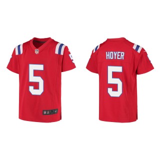 Brian Hoyer Youth New England Patriots Red Game Jersey